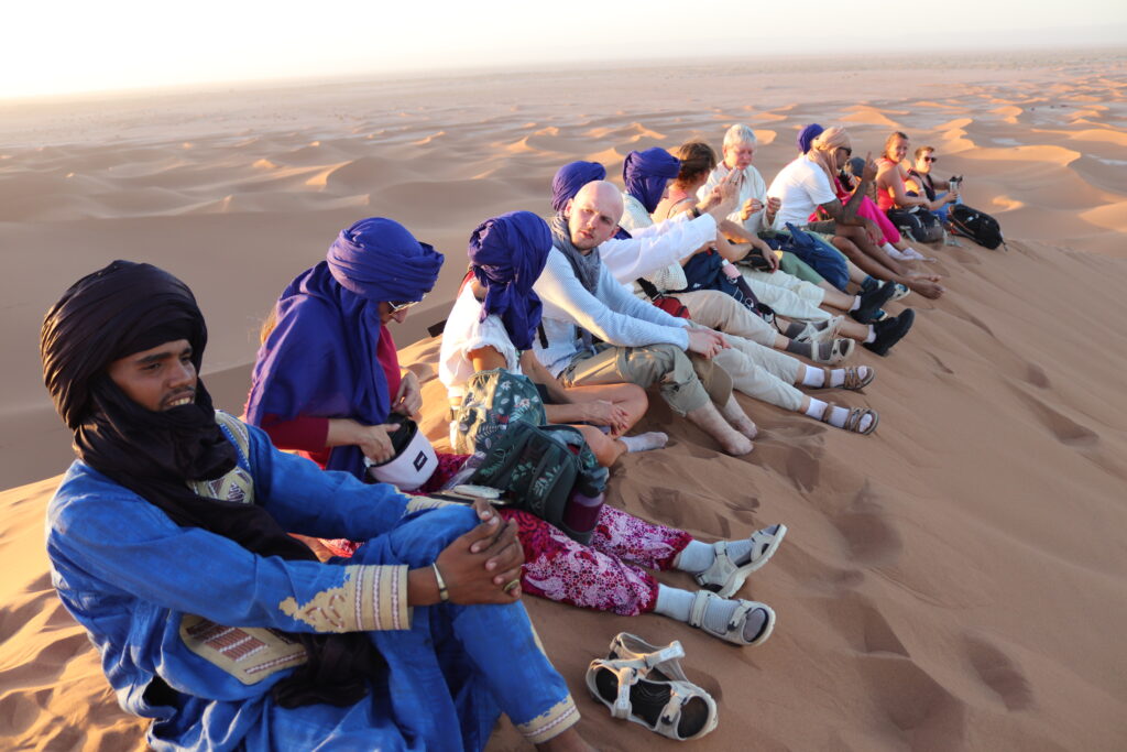 Equipe nomade et voyageurs